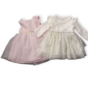 Blueberi Boulevard Pink & Delia's Girl Dress Bundle Sz.6-9 Months EUC
